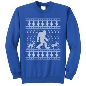 Bigfoot Sasquatch Ugly Christmas Funny Graphic Gift Sweatshirt