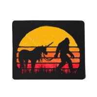 Bigfoot Sasquatch & Unicorn Retro Legends! Mousepad