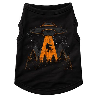 Bigfoot Sasquatch Ufo Alien Abduction Yeti Cryptid Bigfoot Doggie Tank