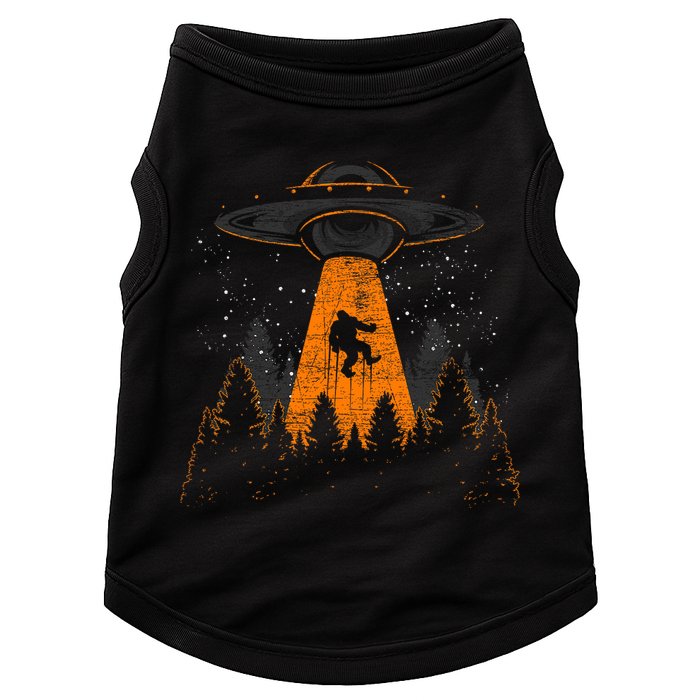 Bigfoot Sasquatch Ufo Alien Abduction Yeti Cryptid Bigfoot Doggie Tank