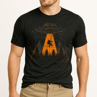 Bigfoot Sasquatch Ufo Alien Abduction Yeti Cryptid Bigfoot Performance Shirt