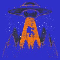 Bigfoot Sasquatch Ufo Alien Abduction Yeti Cryptid Bigfoot Toddler T-Shirt