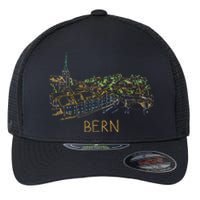 Bern Switzerland Unique Hand Drawn Art Flexfit Unipanel Trucker Cap