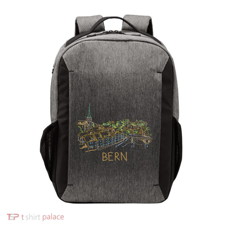 Bern Switzerland Unique Hand Drawn Art Vector Backpack