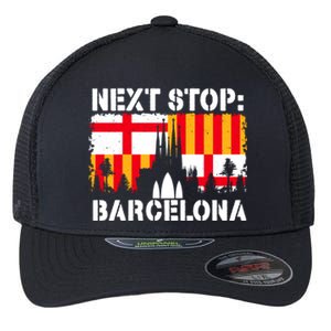 Barcelona Summer Vacation Trip Next Stop Spain Vacay Vibes Gift Flexfit Unipanel Trucker Cap