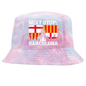 Barcelona Summer Vacation Trip Next Stop Spain Vacay Vibes Gift Tie-Dyed Bucket Hat