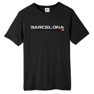 Barcelona Spain Vintage Retro Tall Fusion ChromaSoft Performance T-Shirt