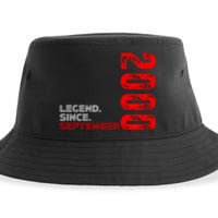 Born September Vintage Birthday Legend Since September 2000 Sustainable Bucket Hat