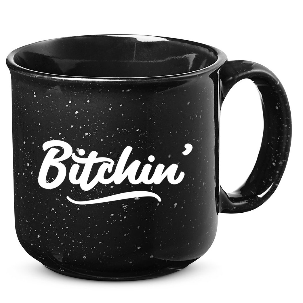 Bitchin Script Vintage Cool Gift 15oz Campfire Ceramic Mug