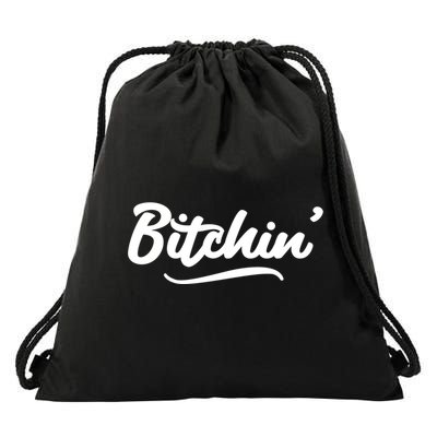 Bitchin Script Vintage Cool Gift Drawstring Bag