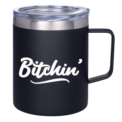 Bitchin Script Vintage Cool Gift 12oz Stainless Steel Coffee Mug