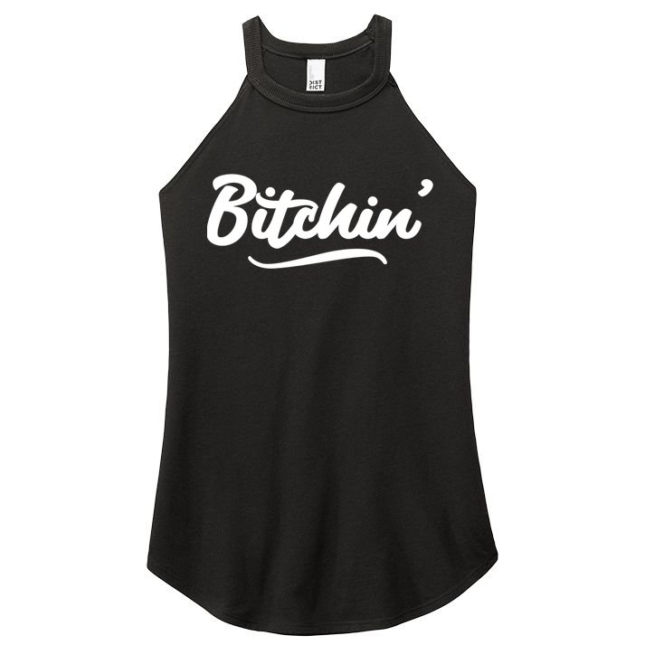 Bitchin Script Vintage Cool Gift Women's Perfect Tri Rocker Tank