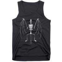 Bat Skeleton Vintage 90s Graphic Tank Top