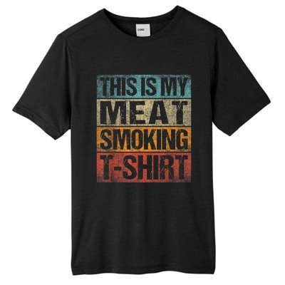 BBQ Smoker Vintage Retro This Is My Meat Smoking BBQ Tall Fusion ChromaSoft Performance T-Shirt