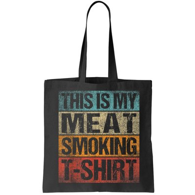 BBQ Smoker Vintage Retro This Is My Meat Smoking BBQ Bag
