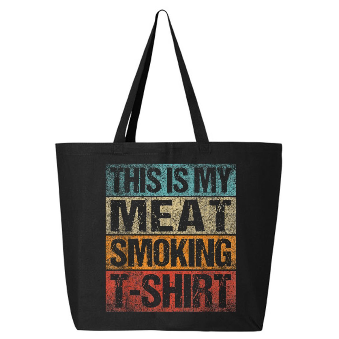 BBQ Smoker Vintage Retro This Is My Meat Smoking BBQ 25L Jumbo Tote