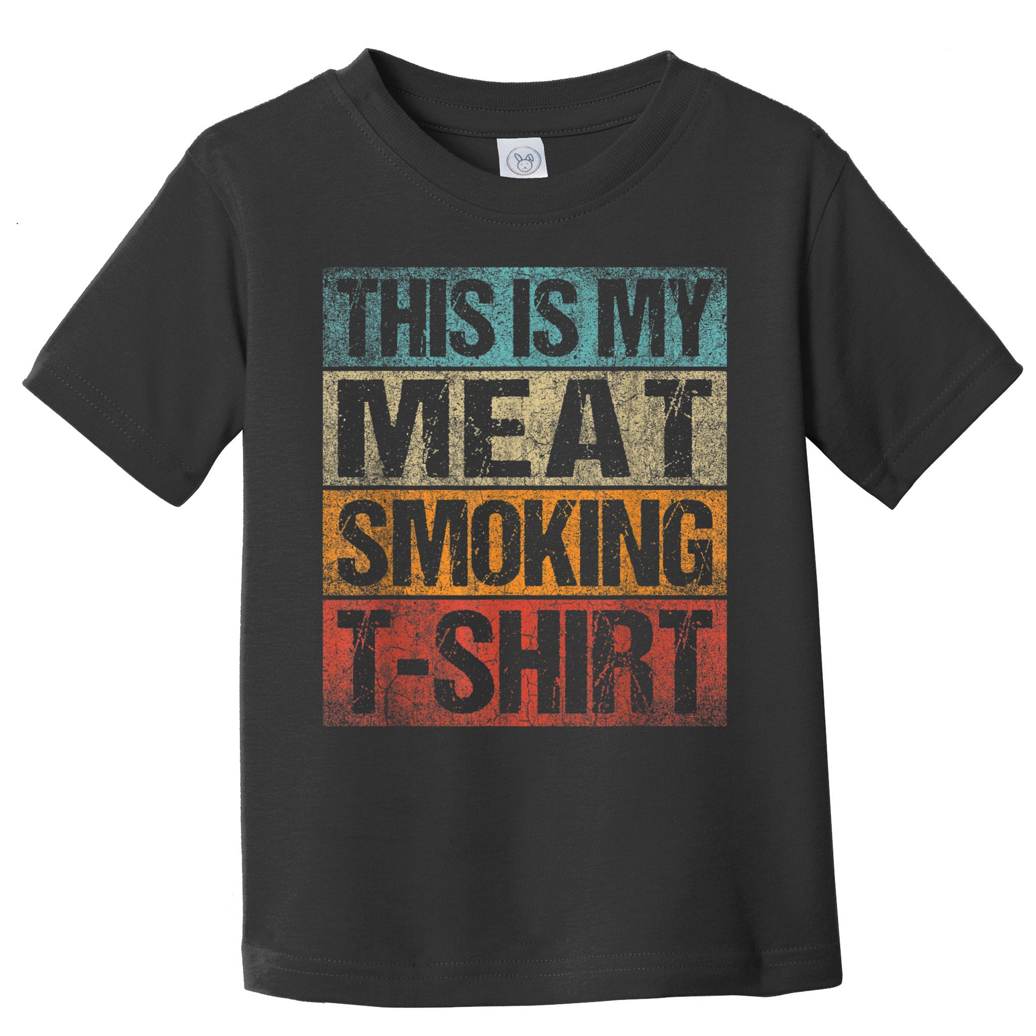 BBQ Smoker Vintage Retro This Is My Meat Smoking BBQ Toddler T-Shirt