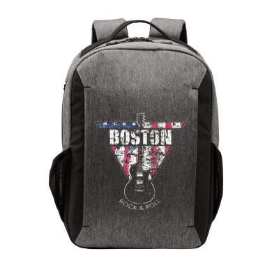 Boston Souvenir Vintage American Flag Guitar Player Rock Vector Backpack