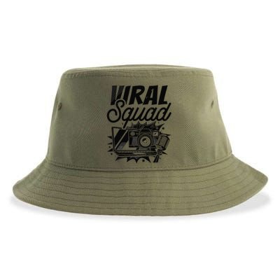 Blog Squad Vlogger Social Media Vlogging Blogging Blogger Sustainable Bucket Hat