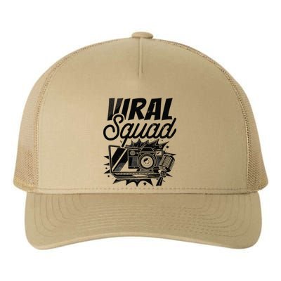 Blog Squad Vlogger Social Media Vlogging Blogging Blogger Yupoong Adult 5-Panel Trucker Hat