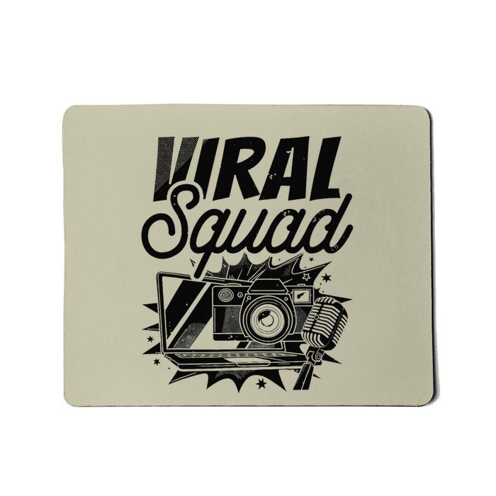 Blog Squad Vlogger Social Media Vlogging Blogging Blogger Mousepad