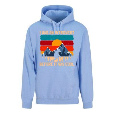 Bigfoot Sasquatch Vintage Retro Sunset Introvert Camp Unisex Surf Hoodie