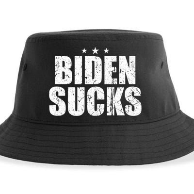 Biden Sucks Vintage Sustainable Bucket Hat