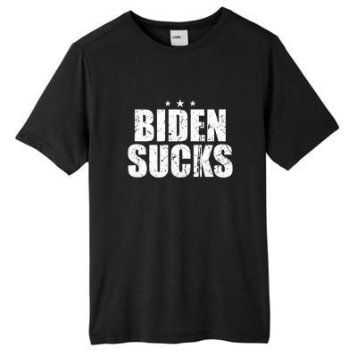 Biden Sucks Vintage Tall Fusion ChromaSoft Performance T-Shirt