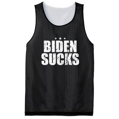 Biden Sucks Vintage Mesh Reversible Basketball Jersey Tank