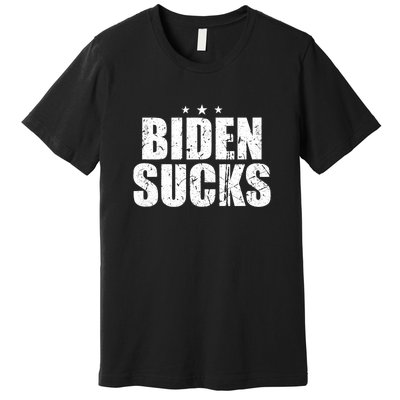 Biden Sucks Vintage Premium T-Shirt