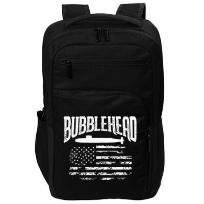 Bubblehead Submarine Veteran Gift For Submariner Impact Tech Backpack