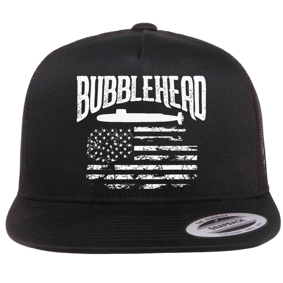 Bubblehead Submarine Veteran Gift For Submariner Flat Bill Trucker Hat