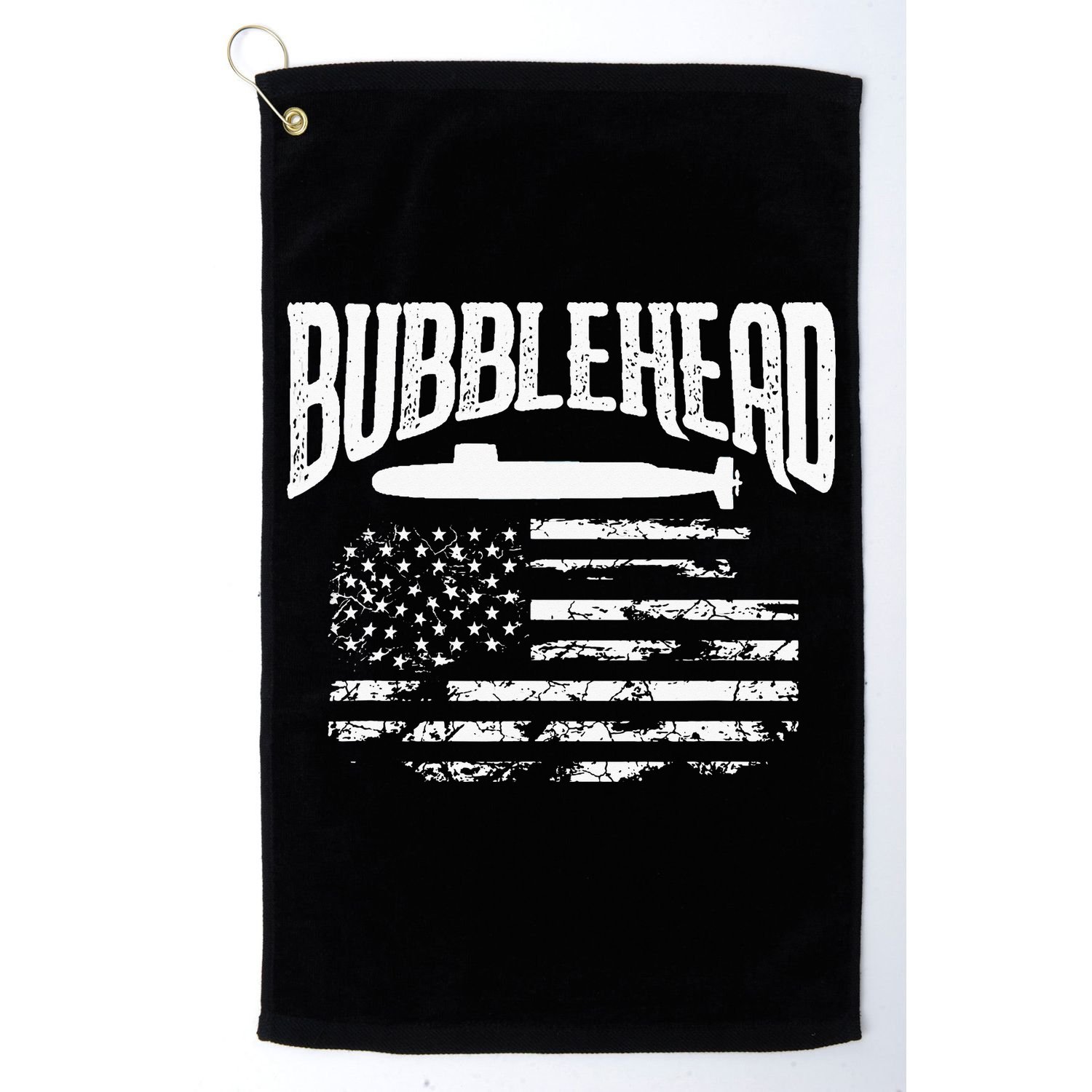 Bubblehead Submarine Veteran Gift For Submariner Golf Towel