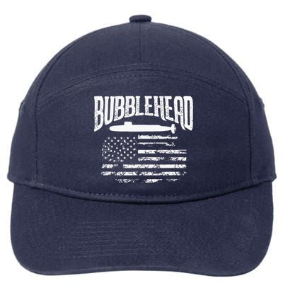 Bubblehead Submarine Veteran Gift For Submariner 7-Panel Snapback Hat