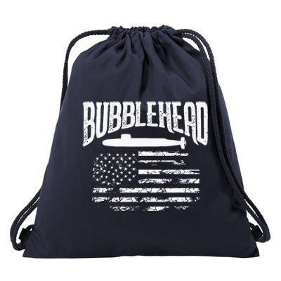 Bubblehead Submarine Veteran Gift For Submariner Drawstring Bag