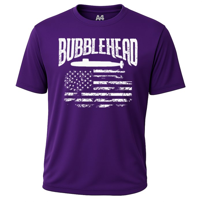 Bubblehead Submarine Veteran Gift For Submariner Cooling Performance Crew T-Shirt