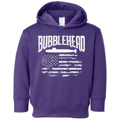 Bubblehead Submarine Veteran Gift For Submariner Toddler Hoodie