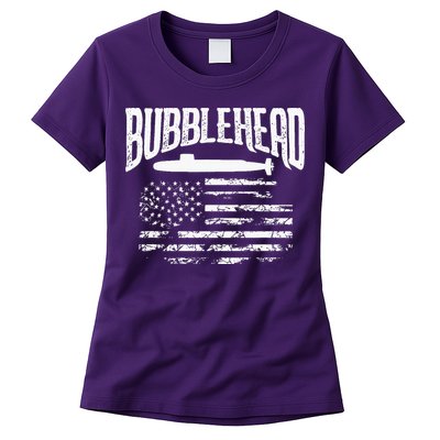 Bubblehead Submarine Veteran Gift For Submariner Womens T-Shirt