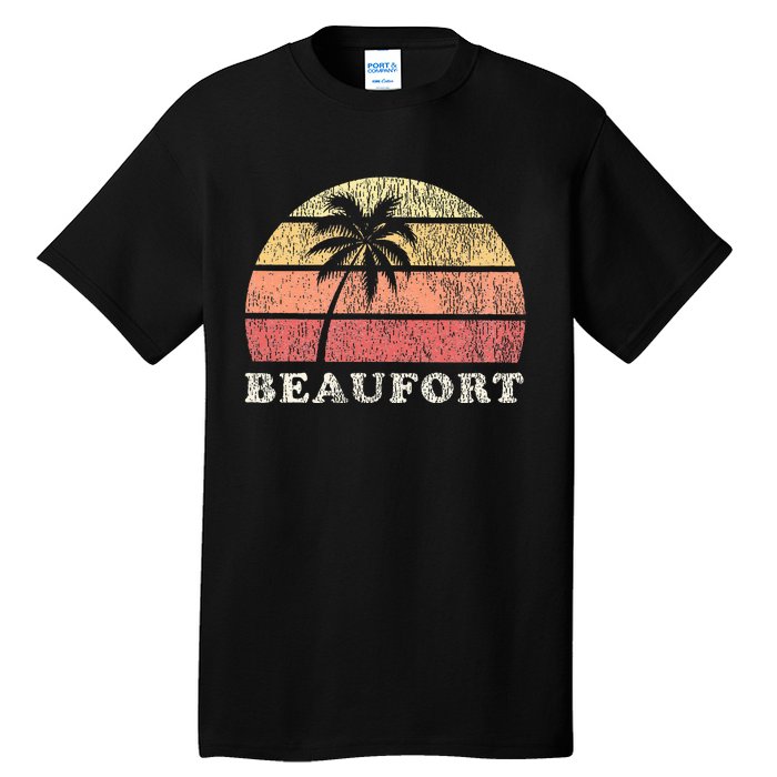 Beaufort Sc Vintage 70s Retro Throwback Tall T-Shirt