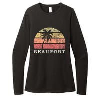 Beaufort Sc Vintage 70s Retro Throwback Womens CVC Long Sleeve Shirt