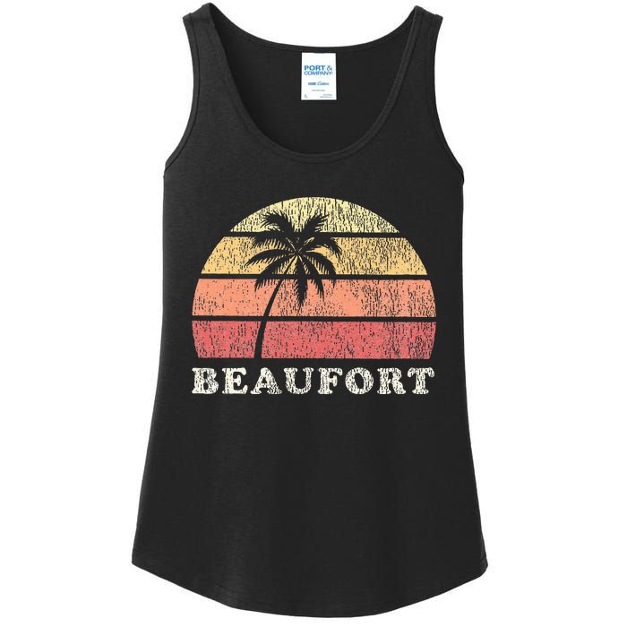 Beaufort Sc Vintage 70s Retro Throwback Ladies Essential Tank