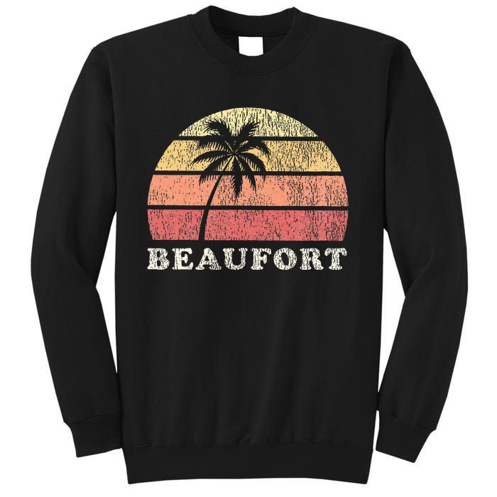 Beaufort Sc Vintage 70s Retro Throwback Tall Sweatshirt