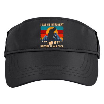 Bigfoot Sasquatch Vintage Retro Sunset Introvert Adult Drive Performance Visor