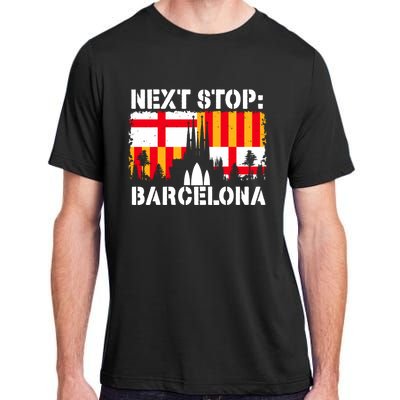 Barcelona Summer Vacation Trip Next Stop Spain Vacay Vibes Gift Adult ChromaSoft Performance T-Shirt