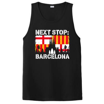 Barcelona Summer Vacation Trip Next Stop Spain Vacay Vibes Gift PosiCharge Competitor Tank