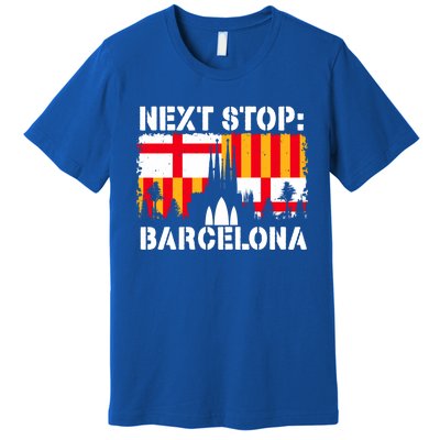 Barcelona Summer Vacation Trip Next Stop Spain Vacay Vibes Gift Premium T-Shirt