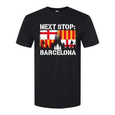 Barcelona Summer Vacation Trip Next Stop Spain Vacay Vibes Gift Softstyle CVC T-Shirt