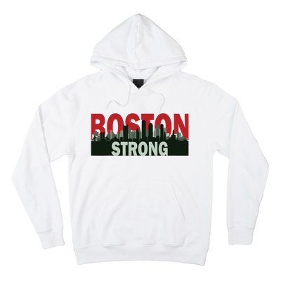 Boston Strong Vintage Boston City Skyline Hoodie