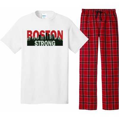 Boston Strong Vintage Boston City Skyline Pajama Set