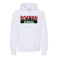 Boston Strong Vintage Boston City Skyline Premium Hoodie